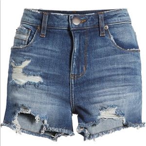 STS Blue denim cutoff shorts